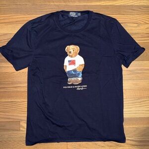 Ralph Lauren Polo Bear American Flag tee